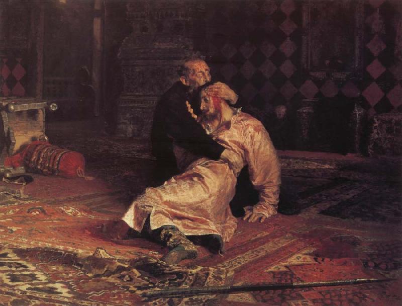 Ilya Repin Ivan the Terrible and his Son on 16 November 1581 France oil painting art